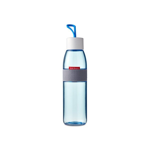Světle modrá lahev na vodu Rosti Mepal Ellipse, 500 ml