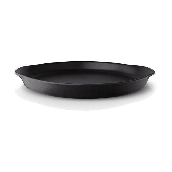 Černý kameninový servírovací talíř Eva Solo Nordic, ø 30 cm-image-1