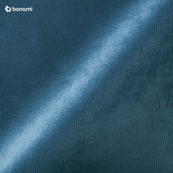 Petrolejově modré křeslo s hnědými nohami Max Winzer Brandford Suede-image-3