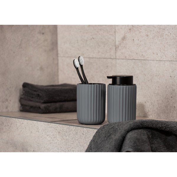 Šedý keramický dávkovač mýdla Wenko Belluno-image-2