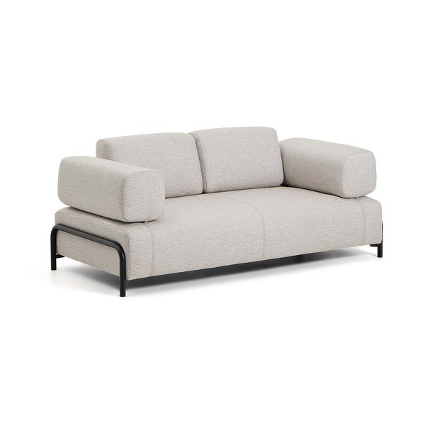 Šedobéžová modulární pohovka 200 cm Compo – Kave Home-image-2