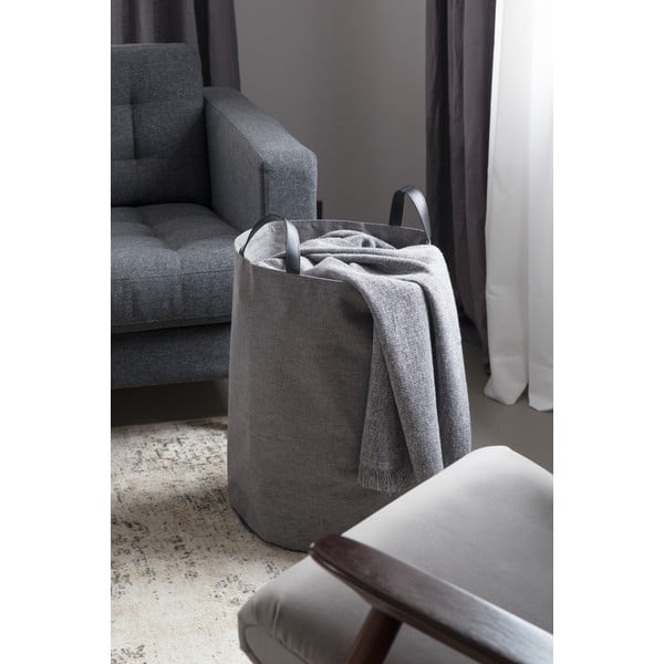 Šedý koš na prádlo Bigso Box of Sweden Bin, 69 l-image-1