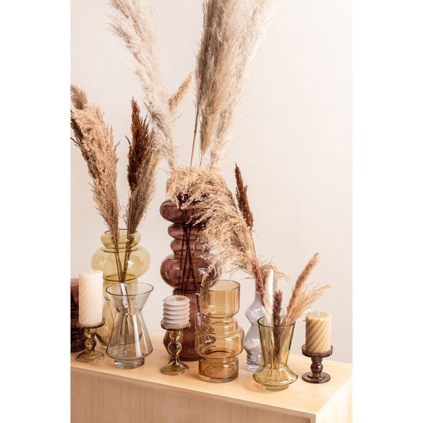 Šedá svíčka PT LIVING Layered, výška 7,5 cm-image-1