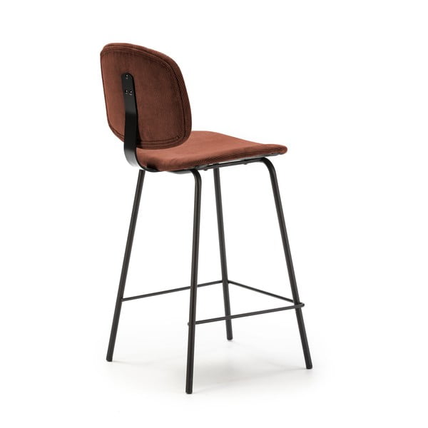 Vínové barové židle v sadě 2 ks (výška sedáku 64 cm) Arus – Marckeric-image-4