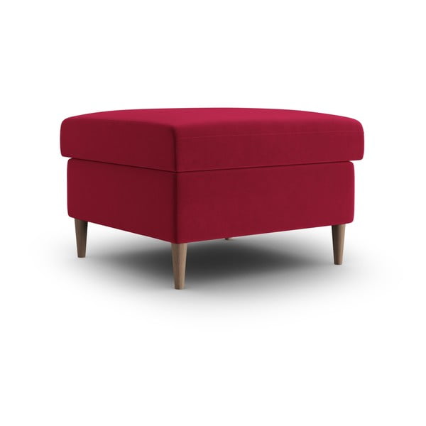 Červená sametová podnožka Kyoto – Cosmopolitan Design-image-1