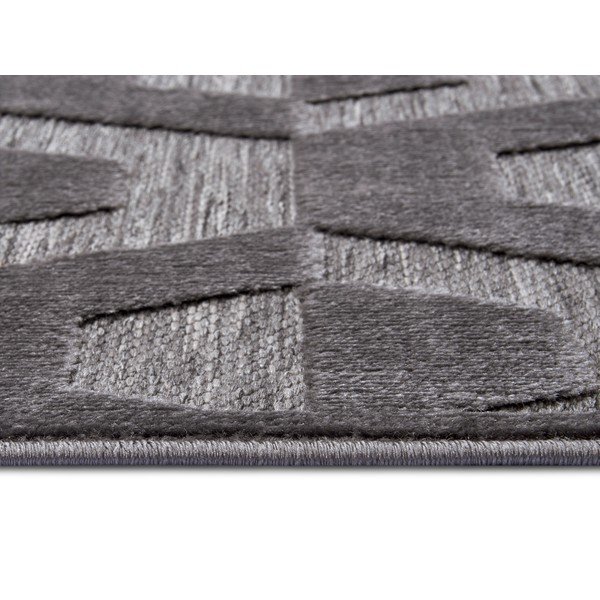 Antracitový koberec 133x190 cm Iconic Hexa – Hanse Home-image-2