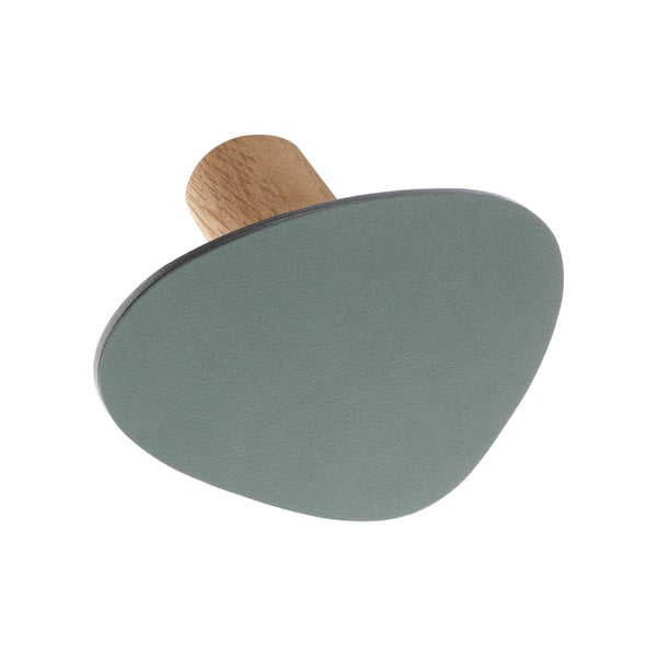 Šedozelený nástěnný ocelový háček Dot L Nupo – LIND DNA