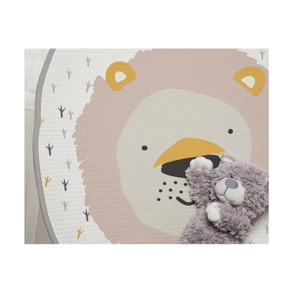 Dětský koberec Little Nice Things Lion, ⌀ 120 cm-image-1