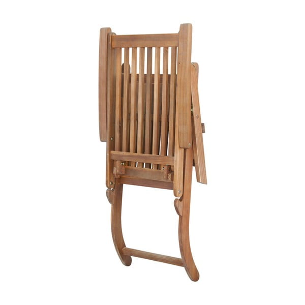 Bílé  zahradní lehátko z akátového dřeva SOB Garden-image-2