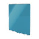 Modrá magnetická skleněná tabule na zeď Leitz Cosy, 45 x 45 cm