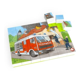 Dětské puzzle Hubelino Hasičská jednotka