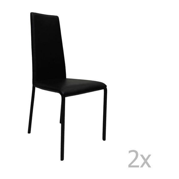 Sada 2 černých židlí z Esidra Eco