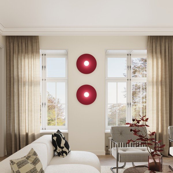 Taupe kovové nástěnné svítidlo ø 50 cm AKE – Thoro-image-3