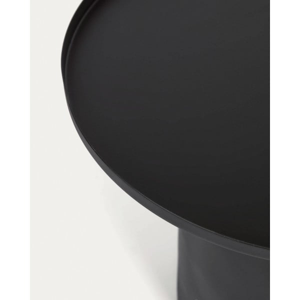 Kovový kulatý odkládací stolek ø 45 cm Fleksa – Kave Home-image-4