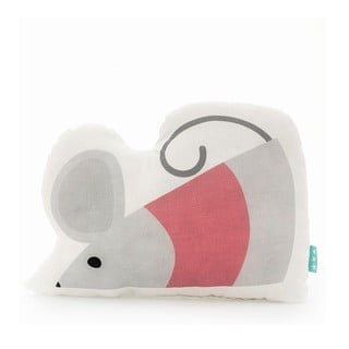 Bavlněný polštářek Mr. Fox Mouse, 40 x 30 cm