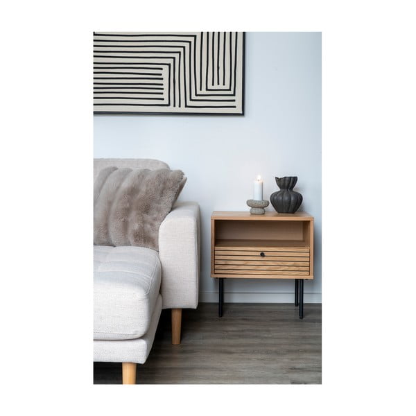 Dekorační polštář z umělé kožešiny 45x45 cm Galena – House Nordic-image-3