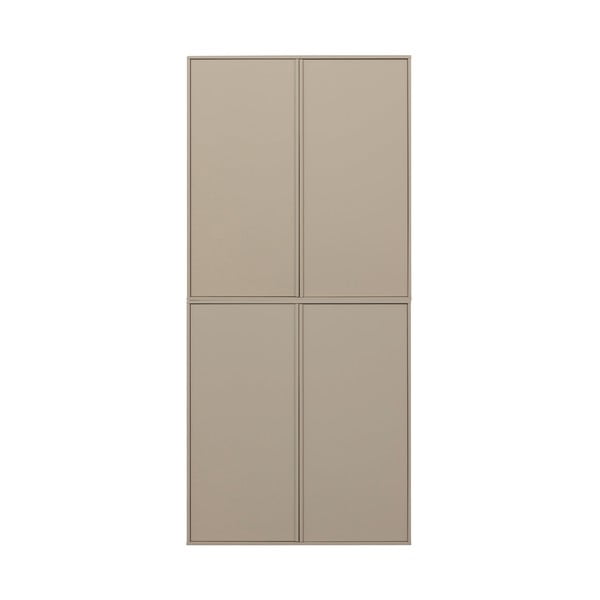Krémová modulární skříň z borovicového dřeva 100x220 cm Daily – vtwonen