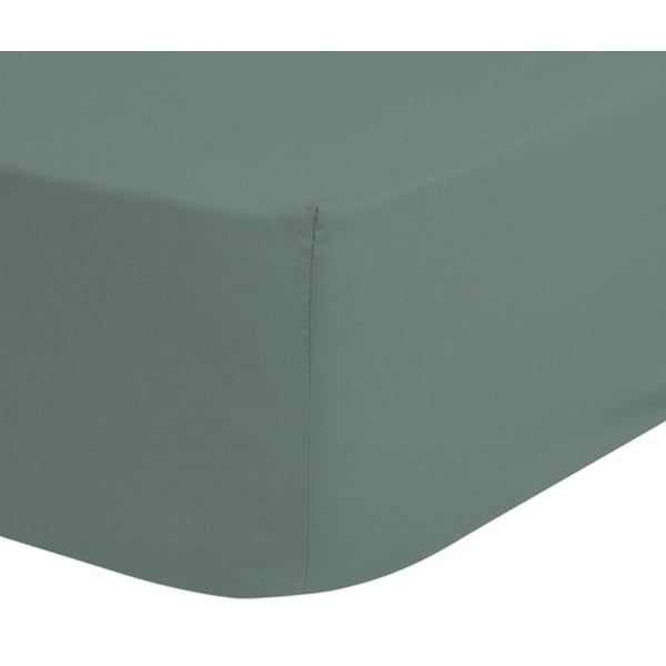 Dětské zelené bavlněné elastické prostěradlo Good Morning, 60 x 120 cm-image-1