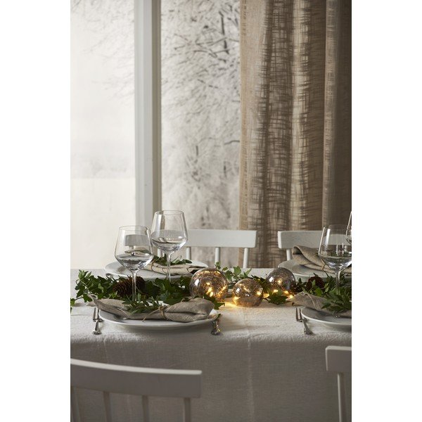 Šedá vánoční světelná LED dekorace Star Trading Triss, délka 77 cm-image-3