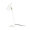 Bílá stolní lampa s kovovým stínidlem (výška 55 cm) Sivani – Opviq lights