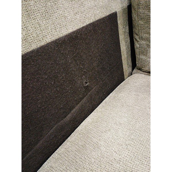 Tmavě zelená žinylka rohová pohovka (pravý roh/do tvaru L) Gomero - II. jakost – Scandic-image-4