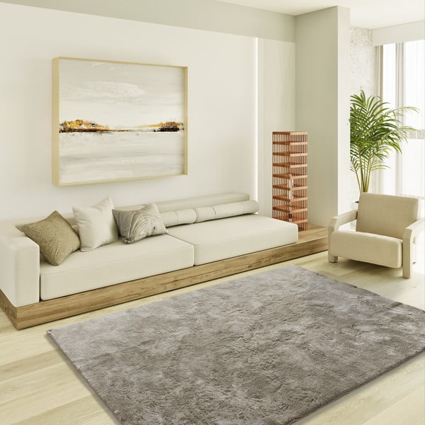 Koberec šedobéžový 140x200 cm Roma – Universal-image-1