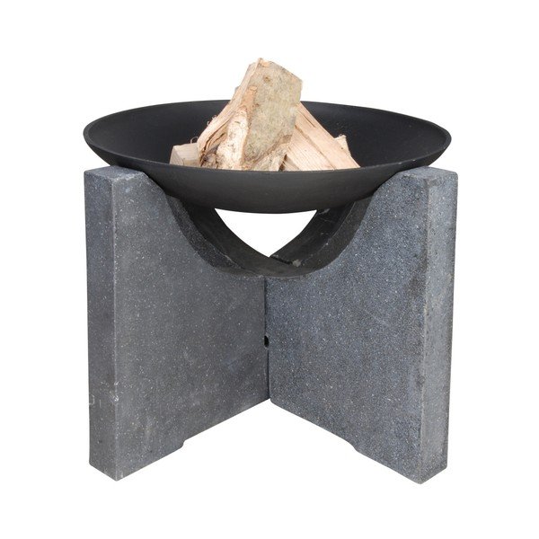 Ohniště s granitovým podstavcem Esschert Design, ⌀ 68 cm