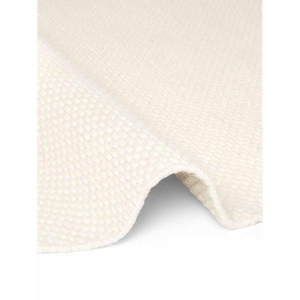 Krémový ručně tkaný vlněný kulatý koberec ø 160 cm Lyon Beans – Elle Decoration-image-4