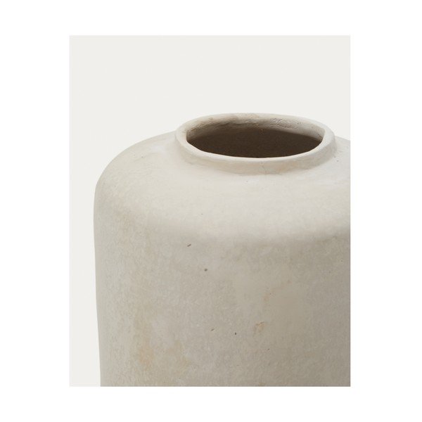 Krémová vysoká váza z papírmaše (výška 55 cm) Serina – Kave Home-image-3