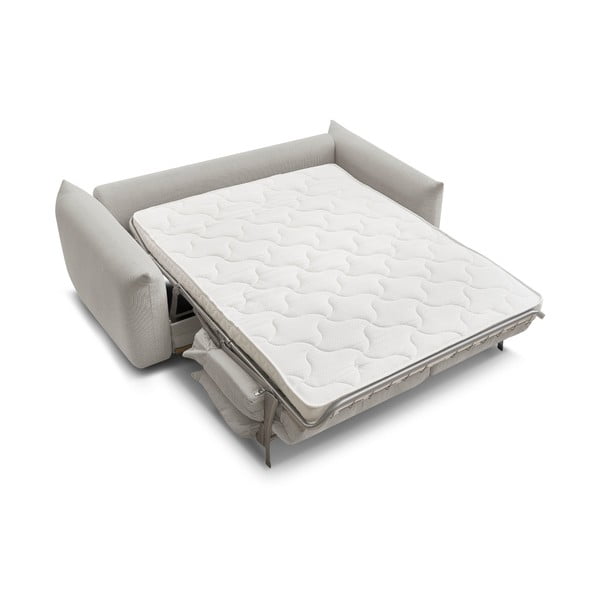 Světle šedá rozkládací pohovka 214 cm Ernest – Bobochic Paris-image-4