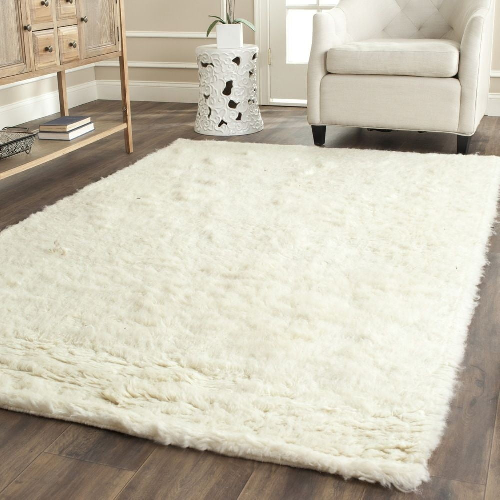 Bílý vlněný koberec Royal Dream Pure Light, 170 x 240 cm