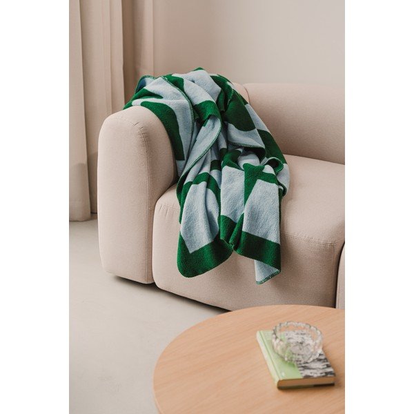 Zelená/modrá deka 150x200 cm Gilli – noo.ma-image-1