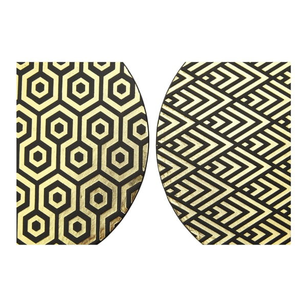 Prostírání z umělé kůže a kartonu v sadě 4 ks ø 25 cm Geome – Premier Housewares-image-4