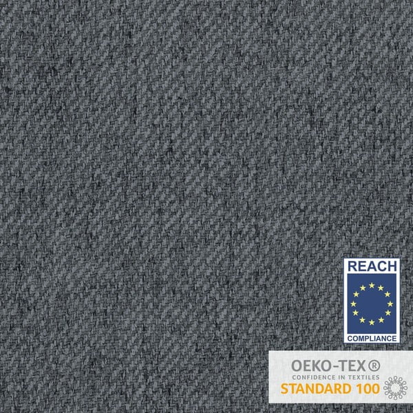 Šedá boxspring postel s úložným prostorem 200x200 cm Imagine – Maison de Rêve-image-1