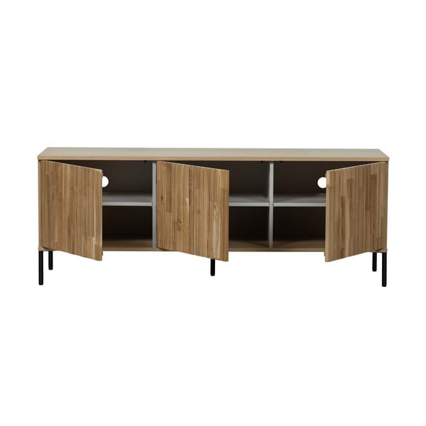 TV stolek v dekoru dubu v přírodní barvě 150x56x44 cm Gravure – WOOOD-image-2