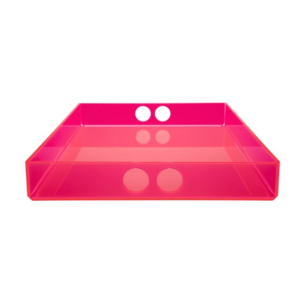 Podnos Tray Pink, 22x31 cm