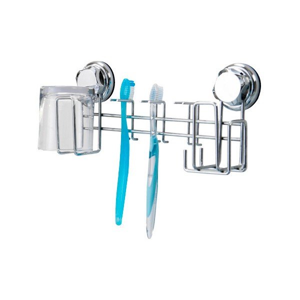 Nástěnný držák na zubní kartáčky Compactor Bestlock