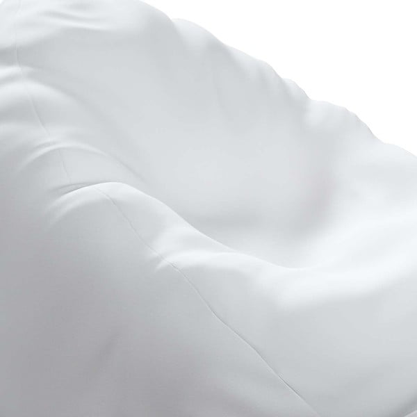 Bílý sedací vak Happiness - Yellow Tipi-image-1