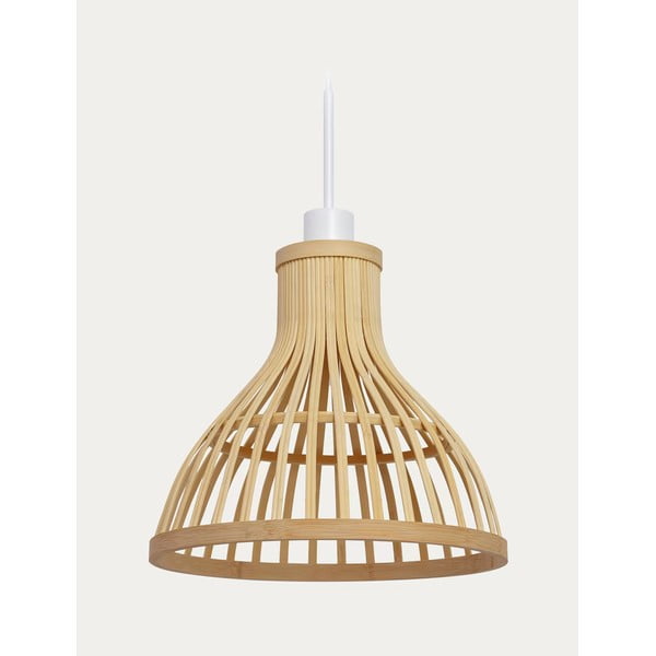 Bambusové stínidlo v přírodní barvě ø 30 cm Nathaya – Kave Home-image-2