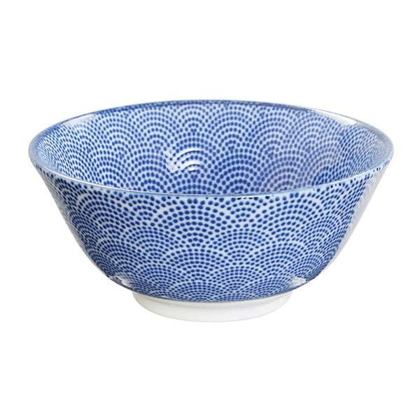 Modrá porcelánová miska Tokyo Design Studio Dots, ⌀ 15,2 cm