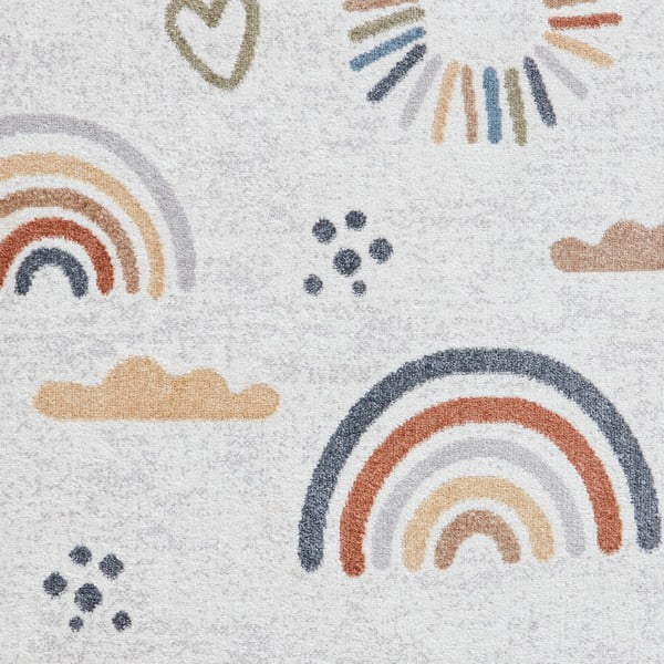Krémový dětský koberec 80x150 cm Vida Kids Rainbow – Think Rugs-image-2