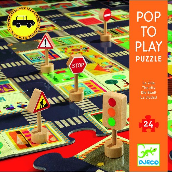 Dětské puzzle Djeco Město-image-1