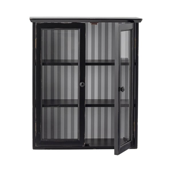 Černá závěsná vitrína z jedlového dřeva 51,5x66,5x22,5 cm Hazem – Bloomingville-image-2