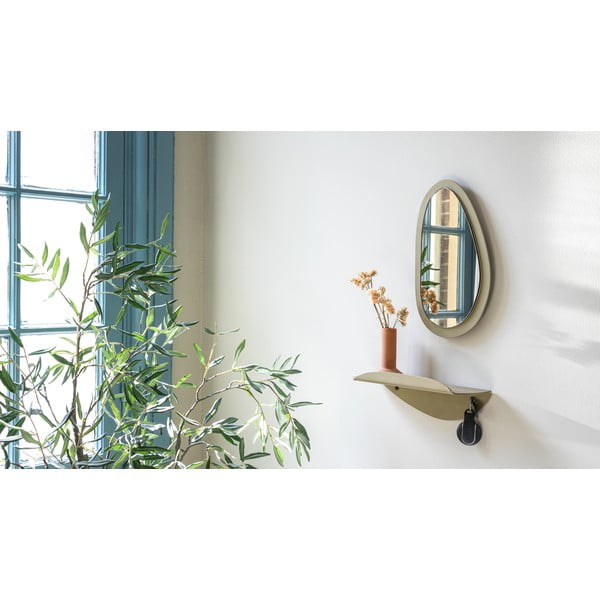 Béžová kovová police 34 cm Pipa – Spinder Design-image-3