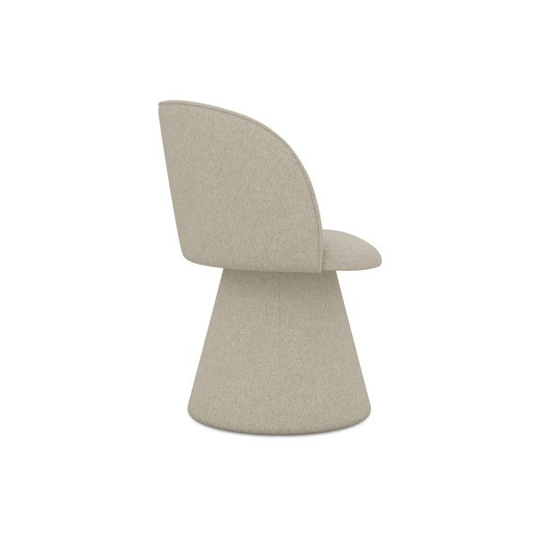 Béžové čalouněné jídelní křeslo Maia – Makamii-image-3