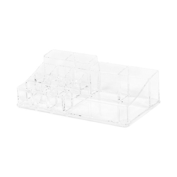 Transparentní úložný organizér na kosmetiku Compactor Marujo-image-1
