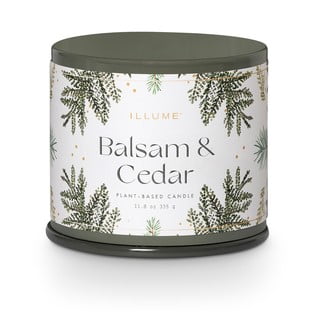 Vonná sojová svíčka doba hoření 50 h Balsam & Cedar – ILLUME x Bloomingville