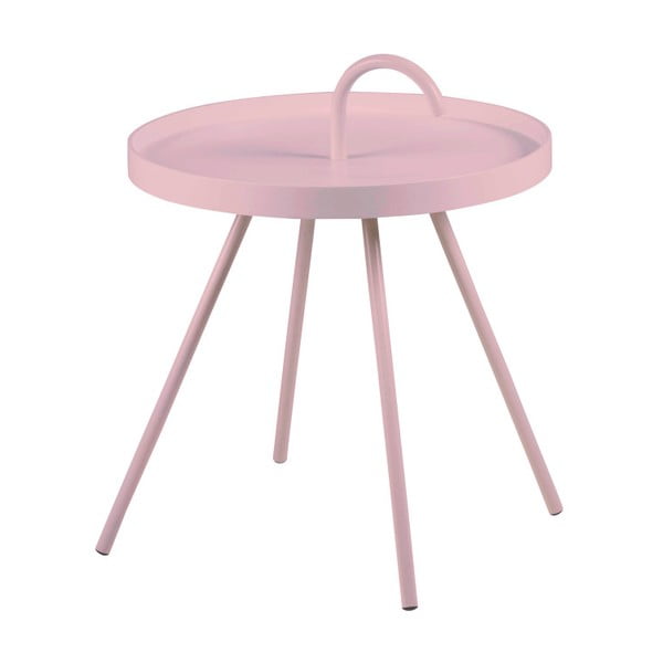 Růžový příruční stolek Actona Mico