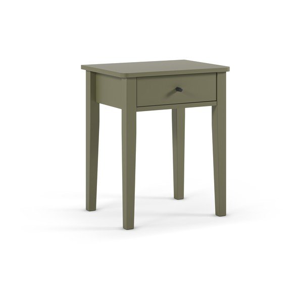 Zelený matný noční stolek Bart – Marckeric