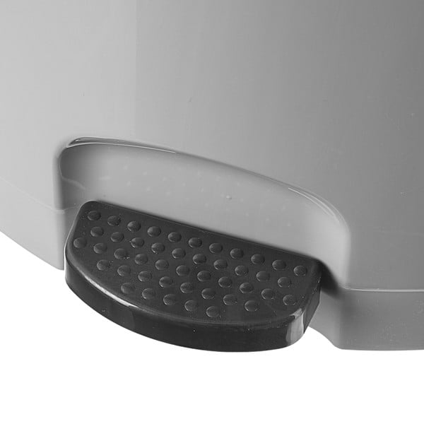 Šedý nášlapný plastový odpadkový koš 3 l – Orion-image-1